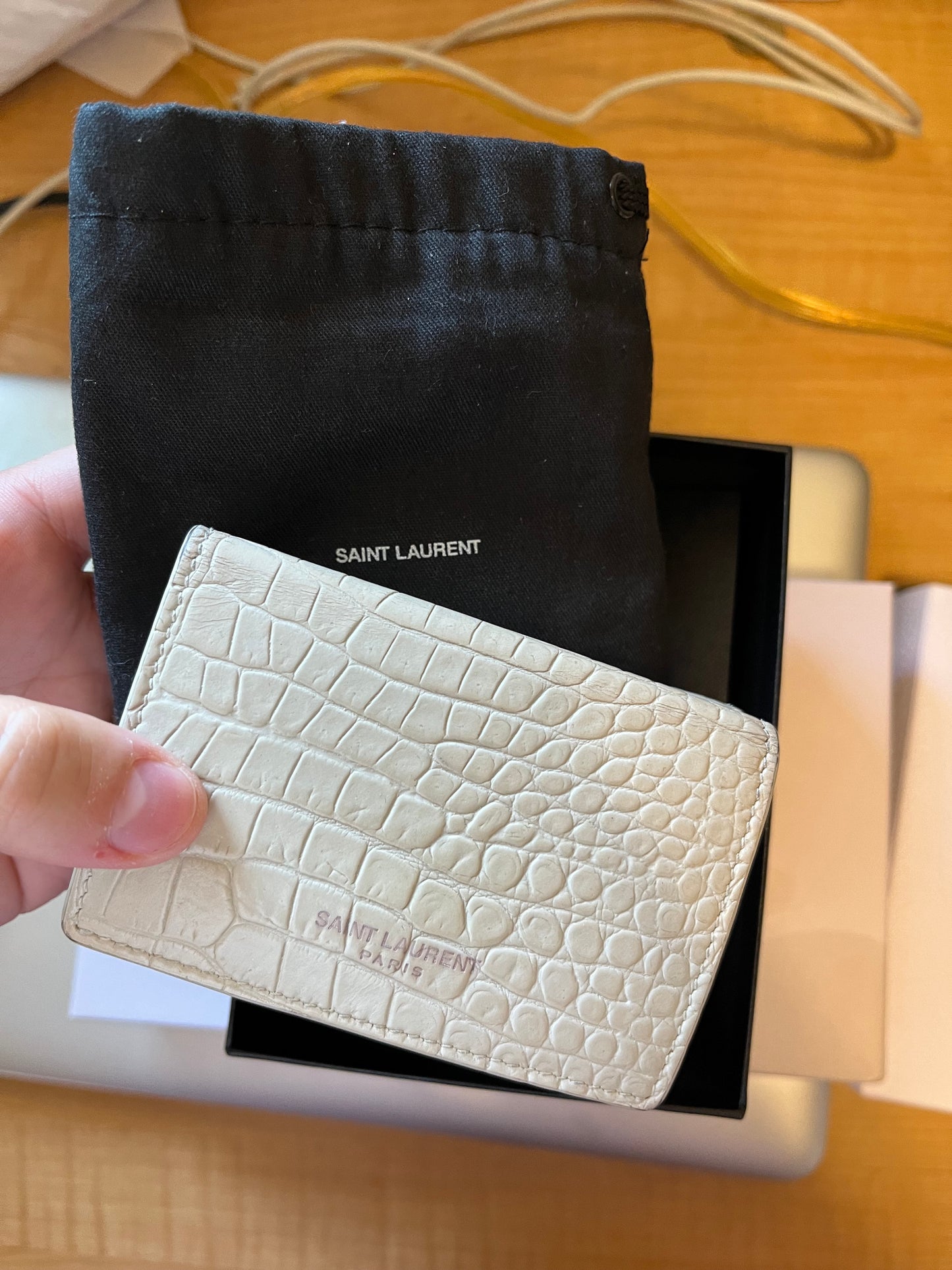 YSL compact wallet