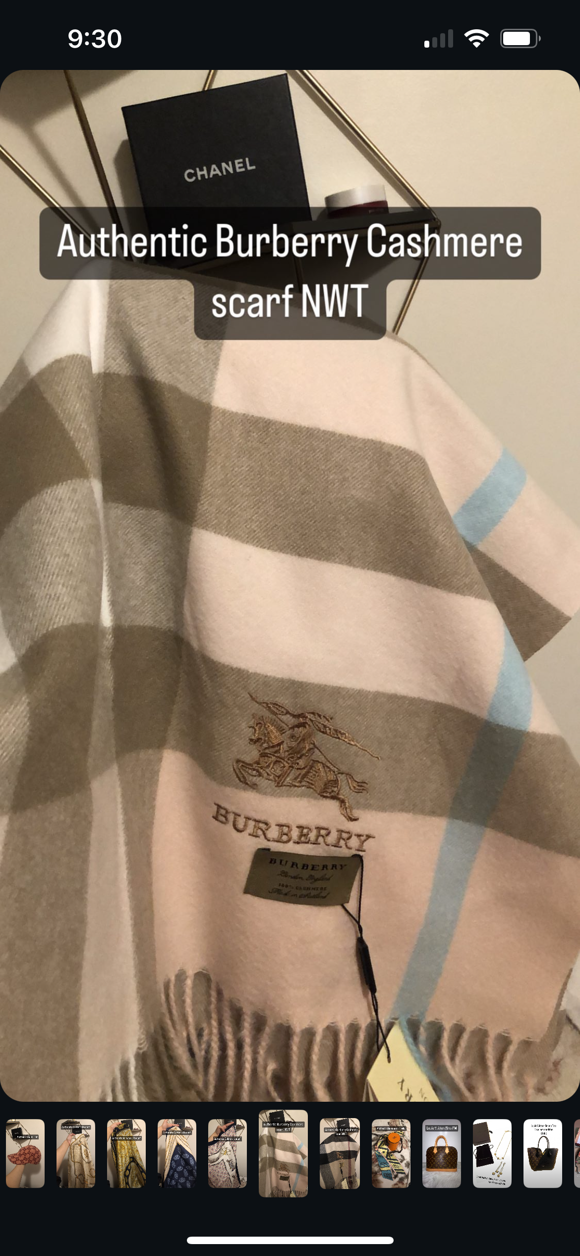Burberry Cashmere Scarf