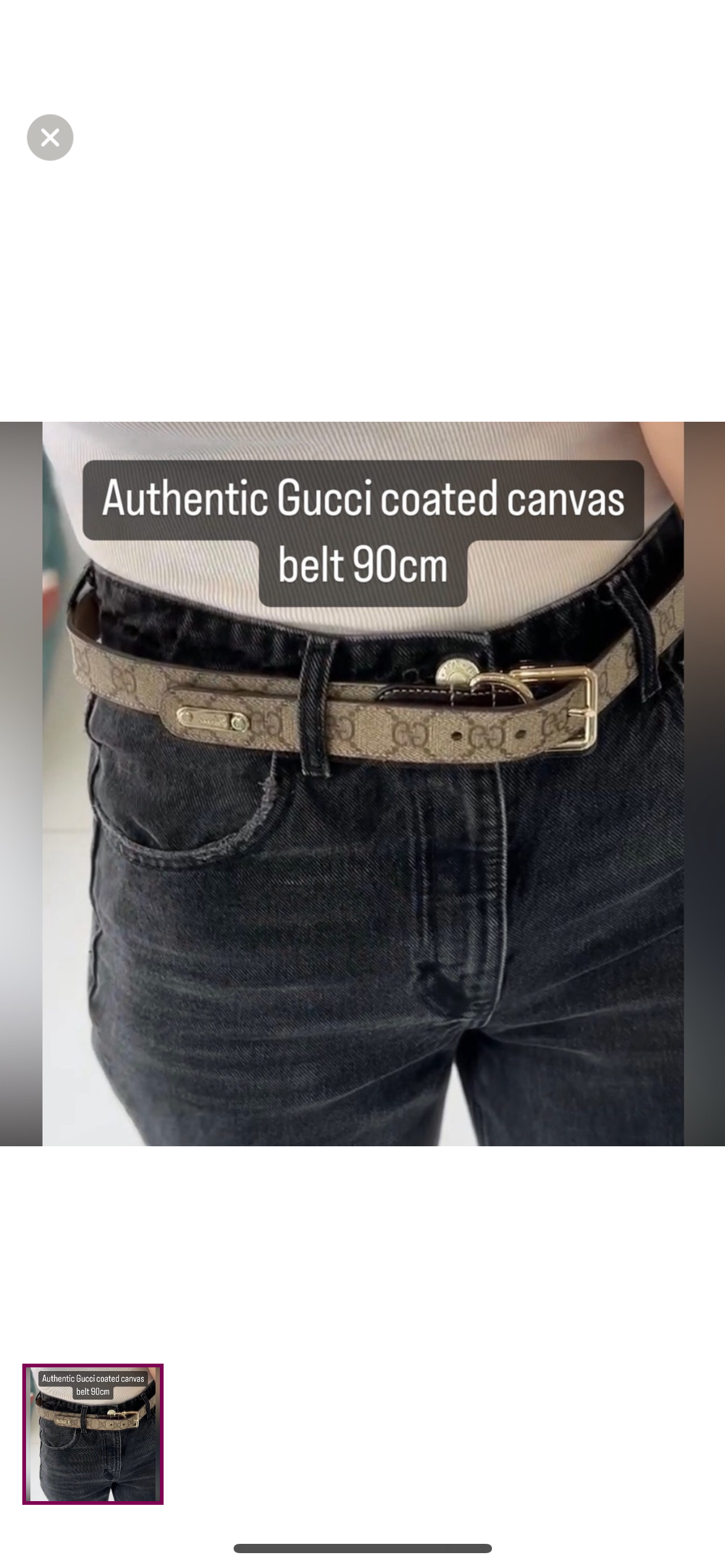 Gucci belt