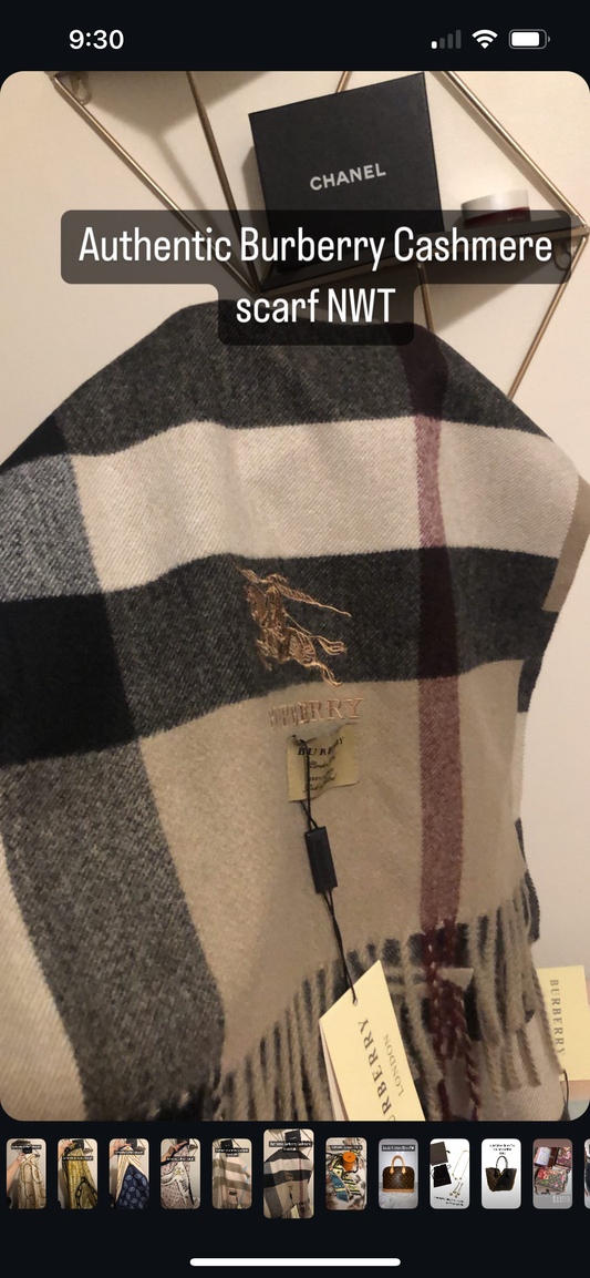 Burberry Cashmere Scarf